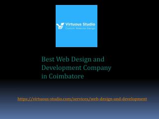 Best Web Design and Development Company in Coimbatore