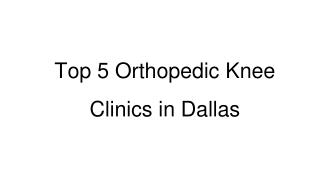 Stem Cell Therapy For Knees Pain in Dallas