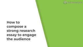 How to create a outline for your dissertation