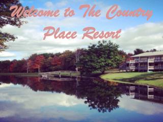 The country place resort is waiting to craft the memories of your fun vacation-