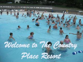 Book your water park vacation today at the country place resort and avail the best services-