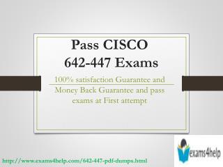 642-447 | Cisco Free pdf dumps | Practice Test | Braindumps | exams Dumps