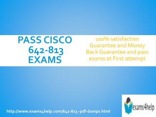 642-813 | Cisco Free pdf dumps | Practice Test | Braindumps | exams Dumps