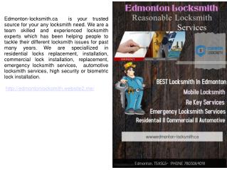 Affordable Residential Lock Replacement Edmonton