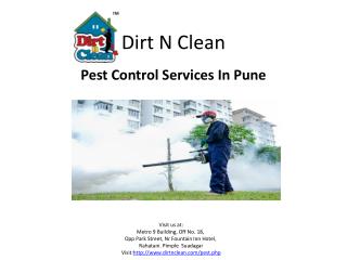 Pest Control Services in Wakad, Pune - Dirt n Clean