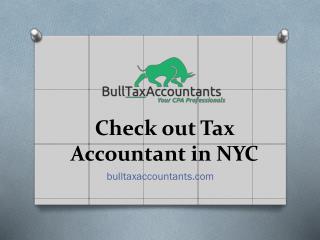Check out Tax Accountant in NYC - bulltaxaccountants.com