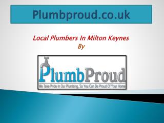 Local Plumbers In Milton Keynes