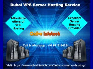 Dubai VPS Server Hosting Plans | Price with Onlive Infotech