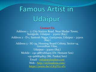Famous Artist in Udaipur