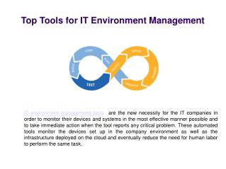 Top Tools for IT Environment Management