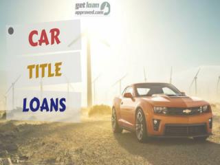 Car Title Loans | Get Loan Approved