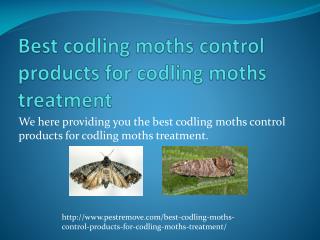 BEST CODLING MOTHS CONTROL PRODUCTS FOR CODLING MOTHS TREATMENT