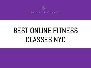 Looking for best online fitness classes