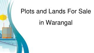 Villas and Houses For Sale in Warangal