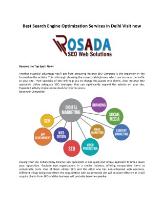 Best Search Engine Optimization Services in Delhi Visit now