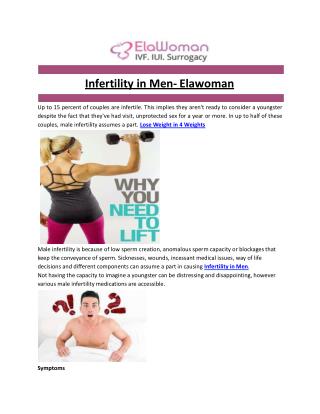 Infertility in Men- Elawoman