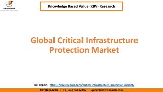 Global Critical Infrastructure Protection Market Segmentation