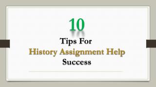 10 Tips for History Assignment Help Success