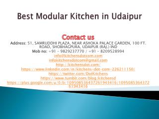 Best Modular Kitchen in Udaipur