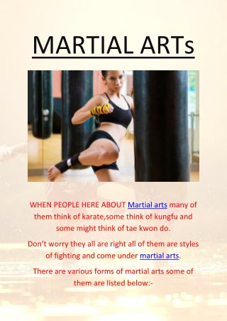 Martial Arts