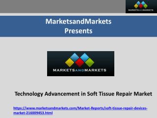 Technology Advancement in Soft Tissue Repair Market
