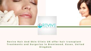 Hair Loss Medication - Revive Hair and Skin Clinic