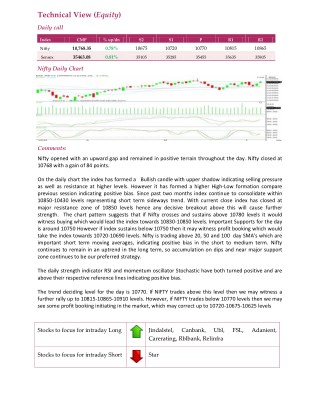 Daily Technical Report:08 June 2018