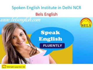 Spoken English Institute in Delhi NCR