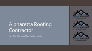 Hire Alpharetta Roofing Contractor