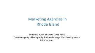 Marketing Agencies in Rhode Island