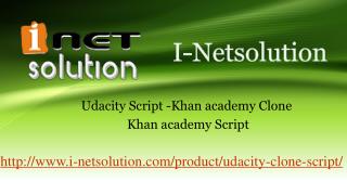Udacity Script - Khan academy Clone - Khan academy Script