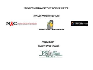 IDENTIFYING BEHAVIORS THAT INCREASE RISK FOR