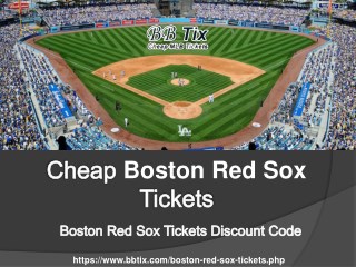 Boston Red Sox Tickets Discount Coupon