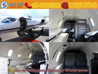 Obtain Sky Air Ambulance Service in Bhubaneswar with Full ICU Setup