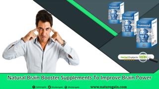 Natural Brain Booster Supplements to Improve Brain Power