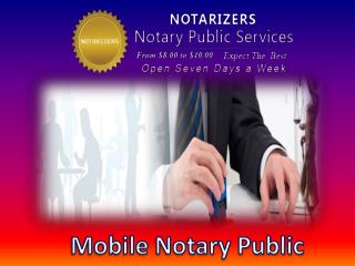 Mobile Notary Public