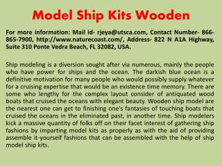 Model Ship Kits Wooden