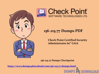 Checkpoint 156-215.77 Exam Dumps Updated - 2018 - Dumps4Download