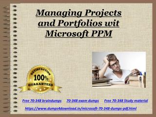 Study Material For Microsoft Free 70-348 Exam - Dumps4Download.in