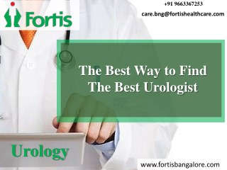 Getting The Greatest Help for Your Urologist Health