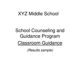 XYZ Middle School