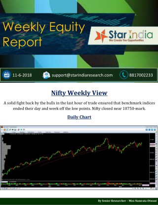 Weekly Equity Report - 11 JUNE