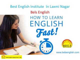 Best English Institute In Laxmi Nagar