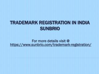There are some points to know about Brand name and Trademark Registration