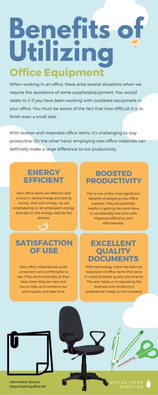 Benefits of Utilizing Office Equipment!