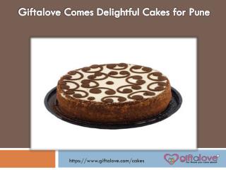Get Delightful Cakes to Pune at Giftalove