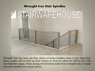 Wrought Iron Stair Spindles