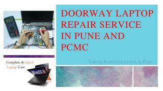 Doorway Laptop Repair Service in Pune And PCMC