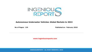 Global Autonomous Underwater Vehicles Market Size, Industry Analysis Report and Regional Outlook