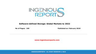 Global Software Defined Storage Market Players, Trends and Forecast 2022